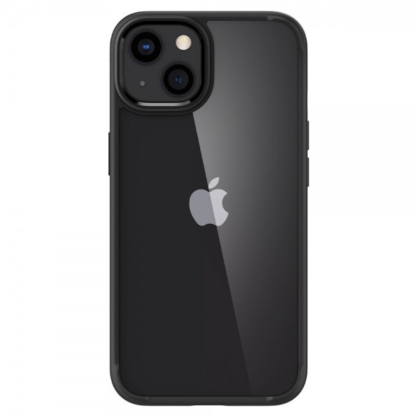 Husa Spate Spigen Ultra Hybrid Compatibila Cu iPhone 13, Policarbonat Negru Matte geekmall.ro imagine noua tecomm.ro