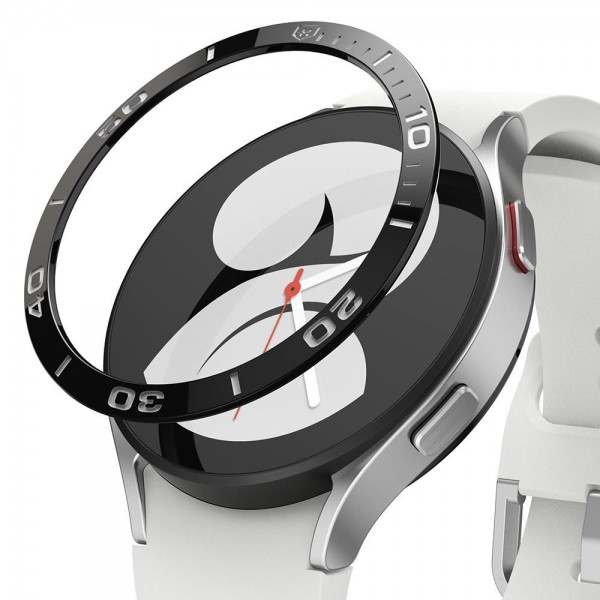 Rama Cadran Ringke Bezel Compatibila Cu Samsung Galaxy Watch 4 40mm, Stainless Negru geekmall.ro imagine noua tecomm.ro