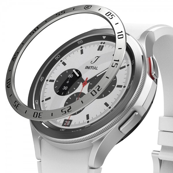 Rama Cadran Ringke Bezel Compatibila Cu Samsung Galaxy Watch 4 Classic 42mm, Stainless Silver