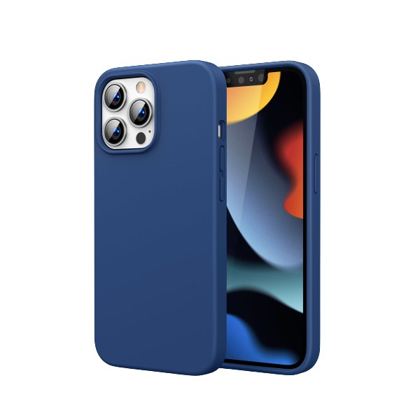 Husa Spate Ugreen Silicon Soft Silk Compatibila Cu iPhone 13 Pro, Microfibra La Interior, Albastru geekmall.ro imagine noua tecomm.ro