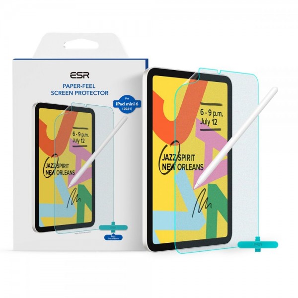 Folie protectie transparenta ESR Paper Feel Protective Film compatibila cu iPad Mini 6 (2021)