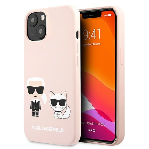 Husa Spate Karl Lagerfeld Compatibila Cu iPhone 13, Colectia Silicone Karl Si Choupette, Roz – 9027186 geekmall.ro imagine noua tecomm.ro