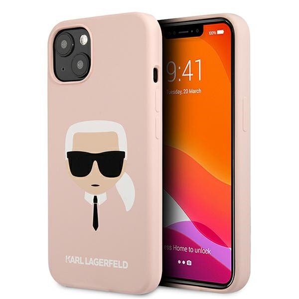 Husa Spate Karl Lagerfeld Compatibila Cu iPhone 13 Mini, Colectia Silicone Karl Head, Roz – 9027735 geekmall.ro imagine noua tecomm.ro