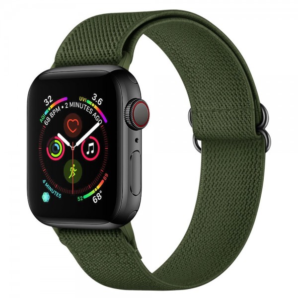 Curea Upzz Tech Mellow Compatibila Cu Apple Watch 4 / 5 / 6 / 7 / Se (42 / 44 / 45 Mm), Verde