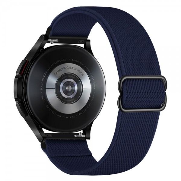 Curea Upzz Tech Mellow Compatibila Cu Samsung Galaxy Watch 4, 40 / 42 / 44 / 46 Mm, Albastru Navy