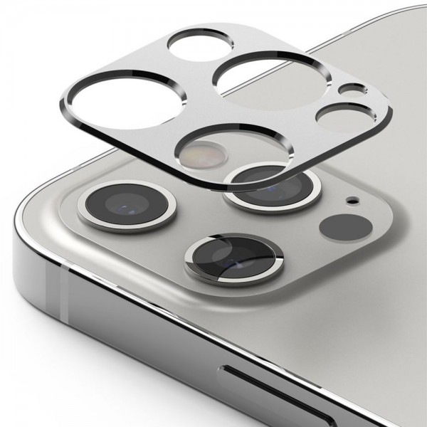 Protectie Camera Ringke Metal Pentru iPhone 12 Pro, Silver itelmobile.ro imagine noua 2022