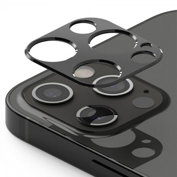 Protectie Camera Ringke Metal Pentru iPhone 12 Pro, Metal Gri itelmobile.ro imagine noua 2022