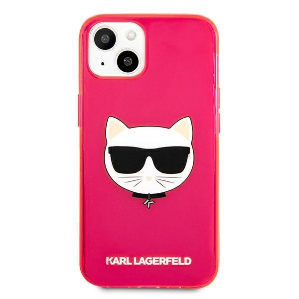 Husa Spate Karl Lagerfeld Compatibila Cu iPhone 13, Colectia Glitter Choupette Fluo, Roz – 027827 geekmall.ro imagine noua tecomm.ro