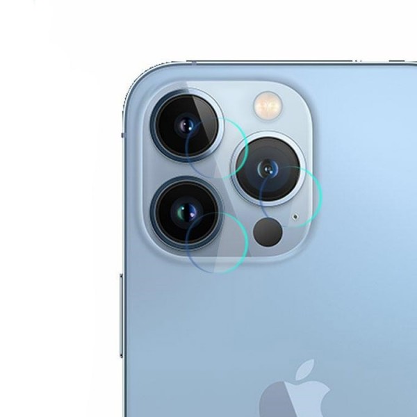 Set 4 Buc Folie Nano Glass Pentru Camera 3mk iPhone 13 Pro Max, Transparenta 3MK imagine noua 2022