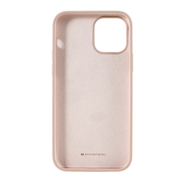 Husa Spate Mercury Silicone iPhone 13, Interior Alcantara , Pink itelmobile.ro imagine noua 2022