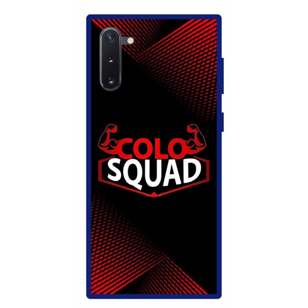 Husa AntiShock Upzz Colo Squad Compatibila Cu Samsung Galaxy Note 10, Rama Albastra