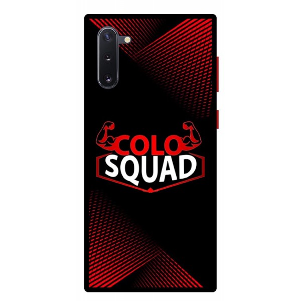 Husa AntiShock Upzz Colo Squad Compatibila Cu Samsung Galaxy Note 10, Rama Neagra