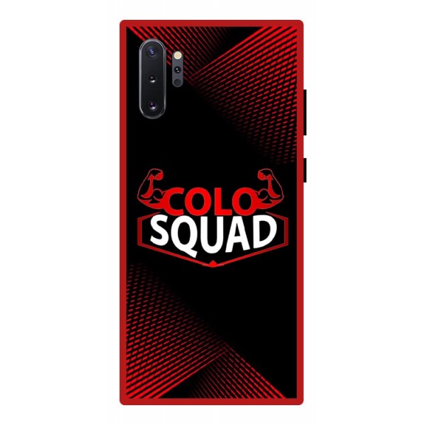 Husa AntiShock Upzz Colo Squad Compatibila Cu Samsung Galaxy Note 10 Plus, Rama Rosie
