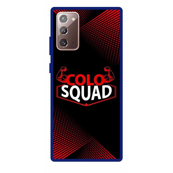 Husa AntiShock Upzz Colo Squad Compatibila Cu Samsung Galaxy Note 20, Rama Albastra