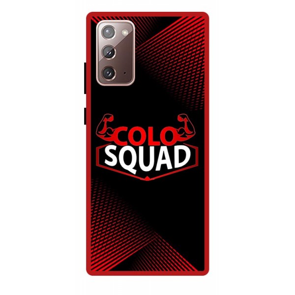 Husa AntiShock Upzz Colo Squad Compatibila Cu Samsung Galaxy Note 20, Rama Rosie