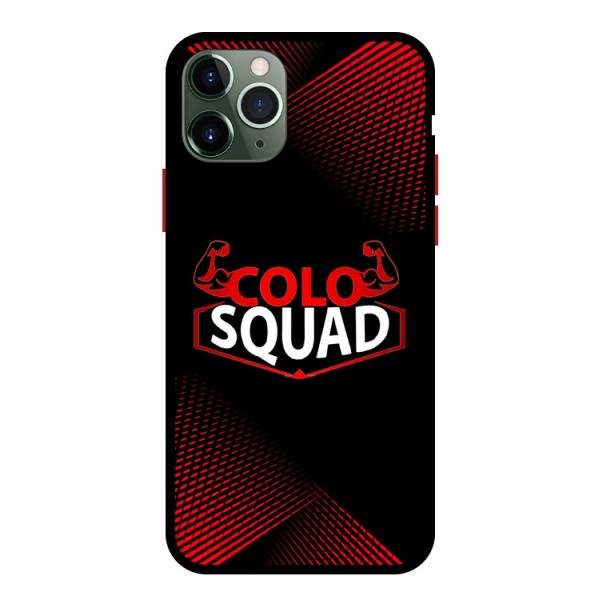 Husa AntiShock Upzz Colo Squad Compatibila Cu Iphone 11 Pro Max, Rama Albastra