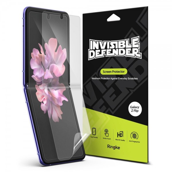 Set 2 X Folie Pentru Samsung Galaxy Z Flip, Ringke Invisible Defender, Case Friendly itelmobile.ro imagine noua 2022