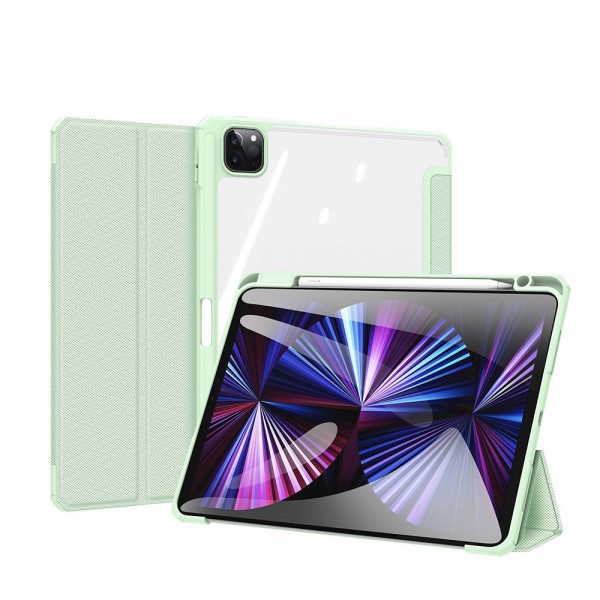 Husa Smartcase Tableta Duxducis Toby Armor Compatibila Cu Apple Ipad Air 4 2020, Cu Suport Pentru Pencil, Verde DuxDucis imagine noua 2022