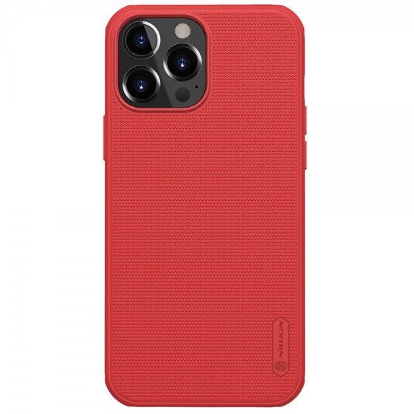 Husa Spate Slim Nillkin Super Frosted Shield Compatibila Cu iPhone 13 Pro, Red geekmall.ro imagine noua tecomm.ro
