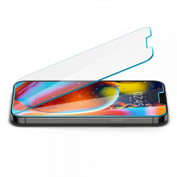 Folie Sticla Securizata Spigen Glas.tr Slim Compatibila Cu iPhone 13 / 13 Pro, Transparenta itelmobile.ro imagine noua 2022