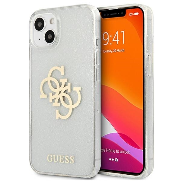 Husa Guess Compatibila Cu iPhone 13, Colectia Big Logo Glitter, Transparenta – 9024529 Guess imagine noua 2022