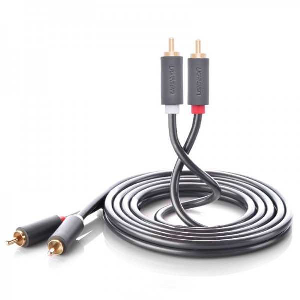 Cablu Audio Ugreen 2 X Rca La 2 X Rca, 5m Lungime, Negru – 3815203 itelmobile.ro imagine noua 2022